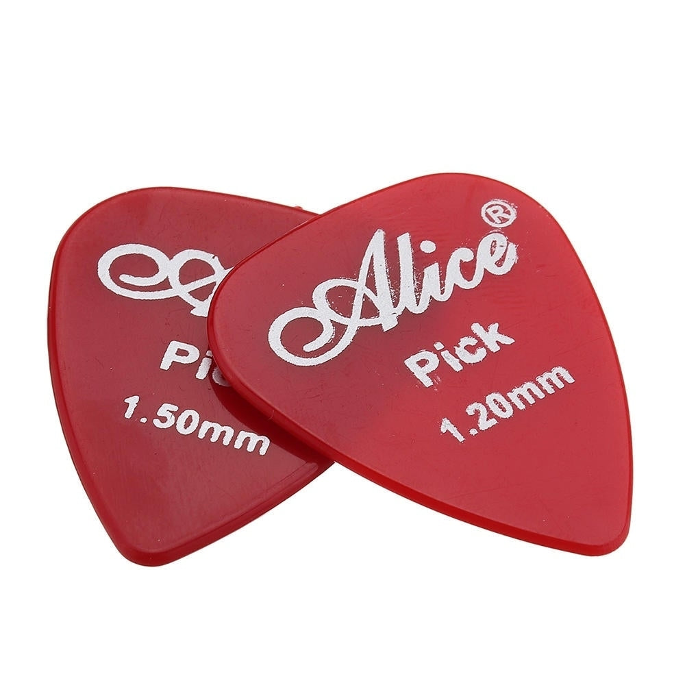 0.58/0.71/0.81/0.96/1.2/1.5mm Frosted Smooth Surface Guitar Thumb Finger Picks With Case Image 10