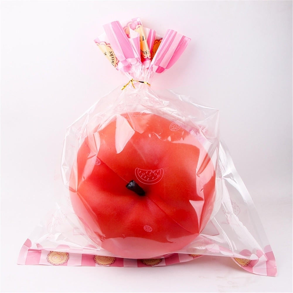 9.5" Huge Squishy Fruit Apple Super Slow Rising Stress Reliever Toy With Packing Image 4