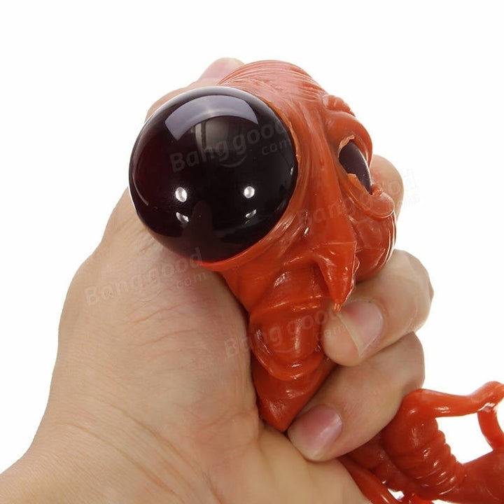 Alien ET Skeleton Squishy Squeeze Rubber Water Ball Stress Reliever Decompress Toy Gift Image 4