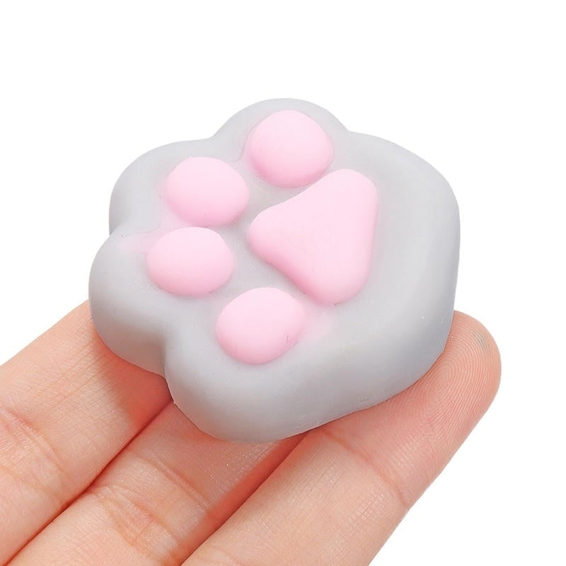 Cat Paw Claw Mochi Squishy Squeeze Healing Toy Kawaii Collection Stress Reliever Gift Decor Image 1