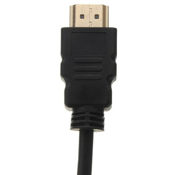 HD Port Male to VGA With Audio HD Video Cable Wire Converter Adapter Image 8