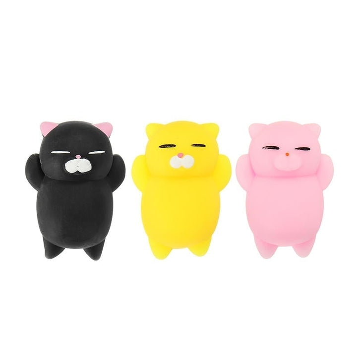 Kitten Cat Squishy Squeeze Cute Healing Toy Kawaii Collection Stress Reliever Gift Decor Image 1