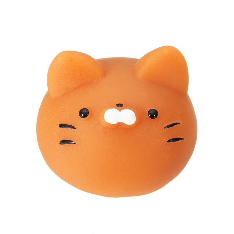 Maneki-neko Fortune Cat Kitten Squishy Squeeze Cute Healing Toy Kawaii Collection Stress Reliever Image 1