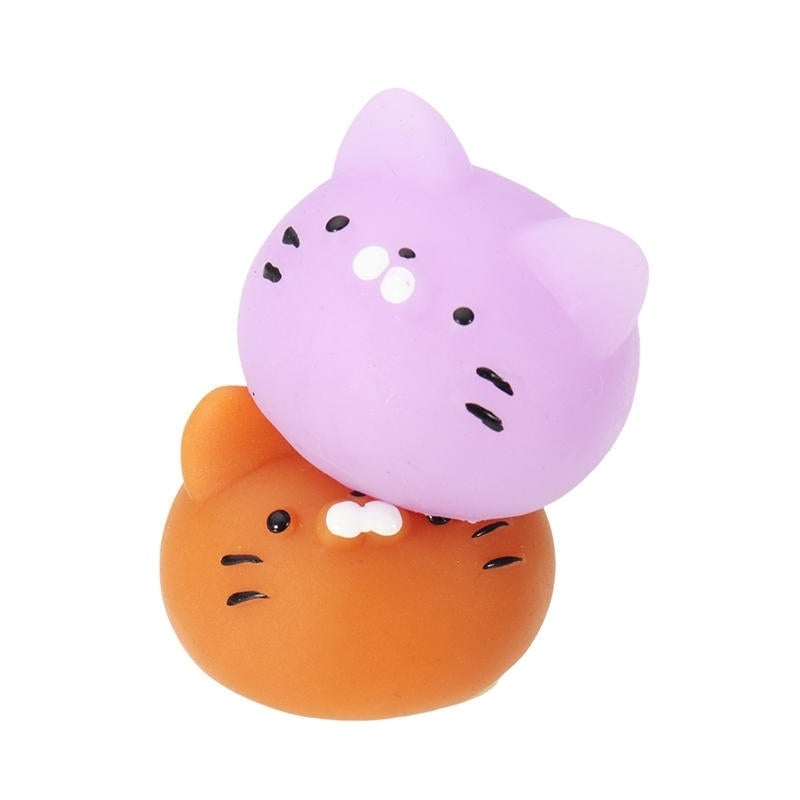 Maneki-neko Fortune Cat Kitten Squishy Squeeze Cute Healing Toy Kawaii Collection Stress Reliever Image 2