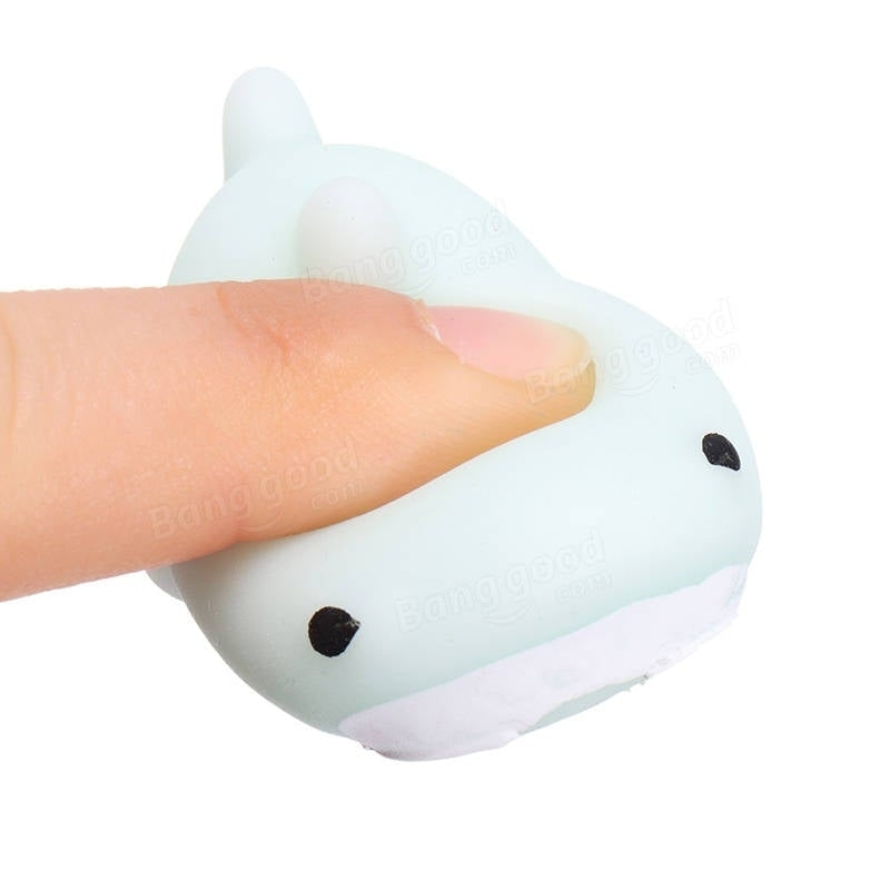 Shark Mochi Squishy Squeeze Cute Healing Toy Kawaii Collection Stress Reliever Gift Decor Image 12