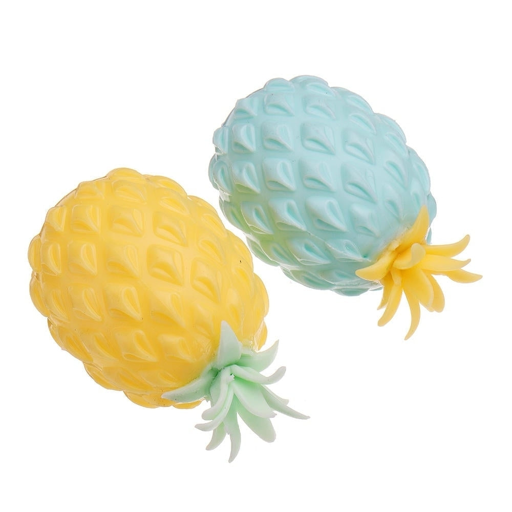 Squishy MultiColor Pineapple Stress Reliever Ball 117.5CM Squeeze Stressball Party Bag Fun Gift Image 2