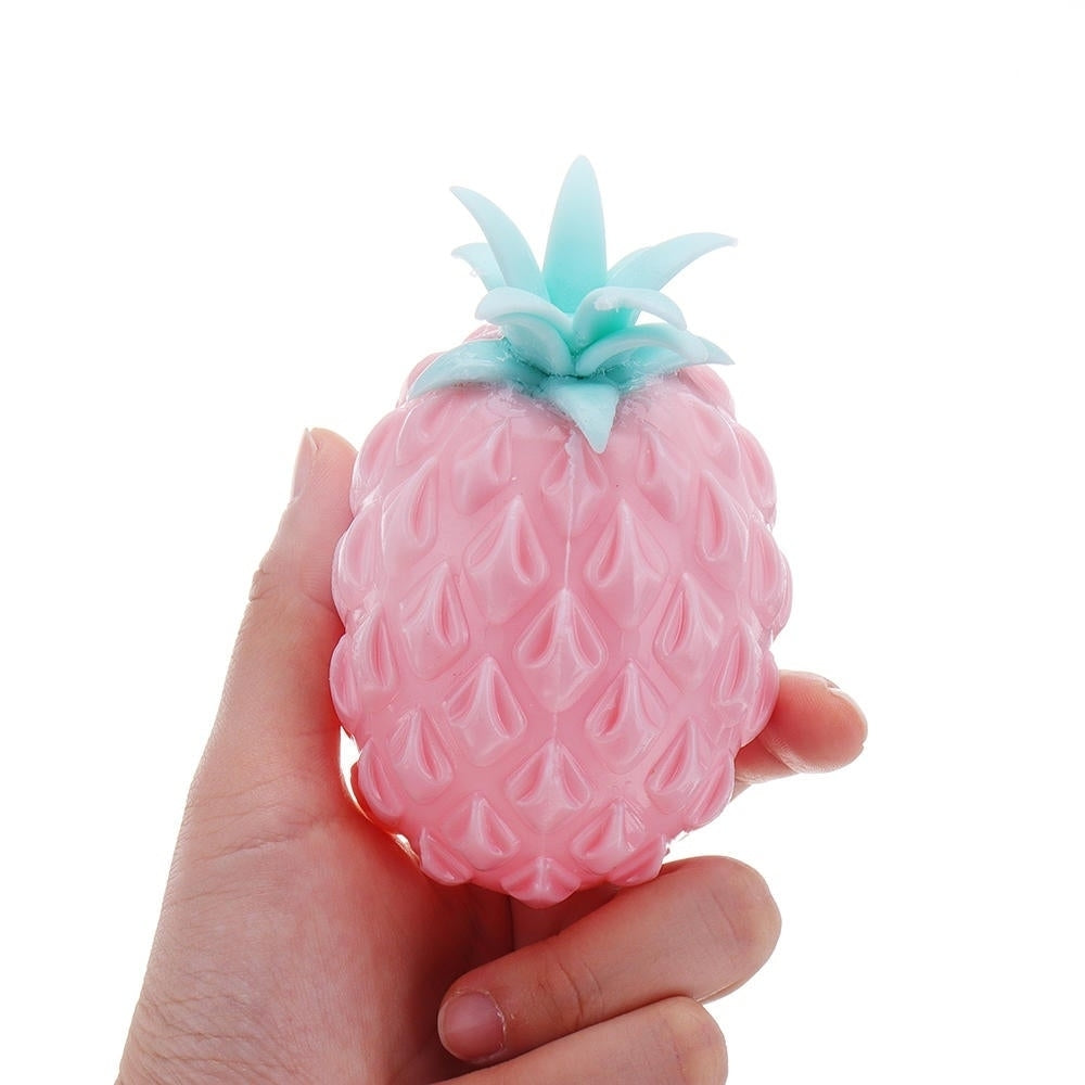 Squishy MultiColor Pineapple Stress Reliever Ball 117.5CM Squeeze Stressball Party Bag Fun Gift Image 9