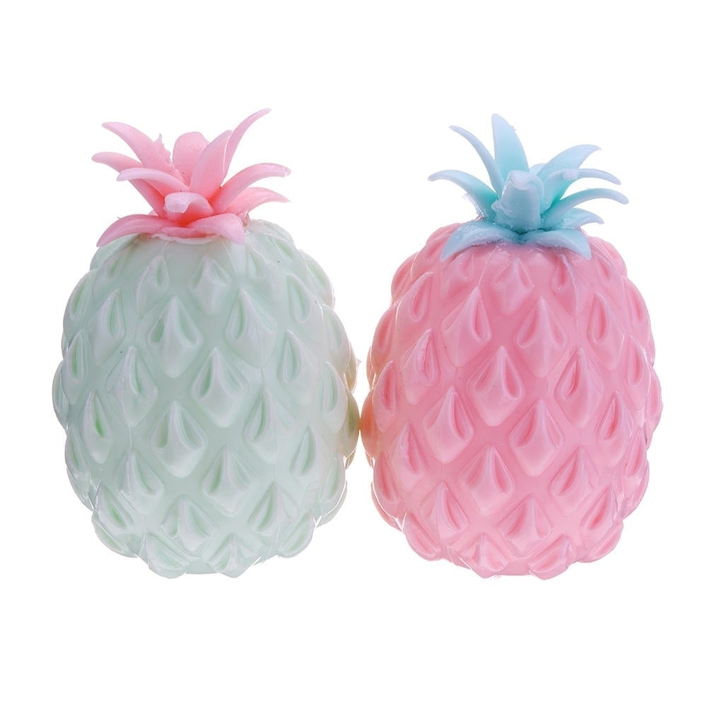 Squishy MultiColor Pineapple Stress Reliever Ball 117.5CM Squeeze Stressball Party Bag Fun Gift Image 10