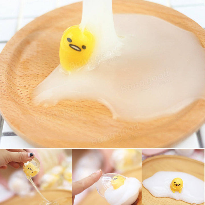 Squishy Yolk Grinding Transparent Egg Stress Reliever Squeeze Party Fun Gift Image 7