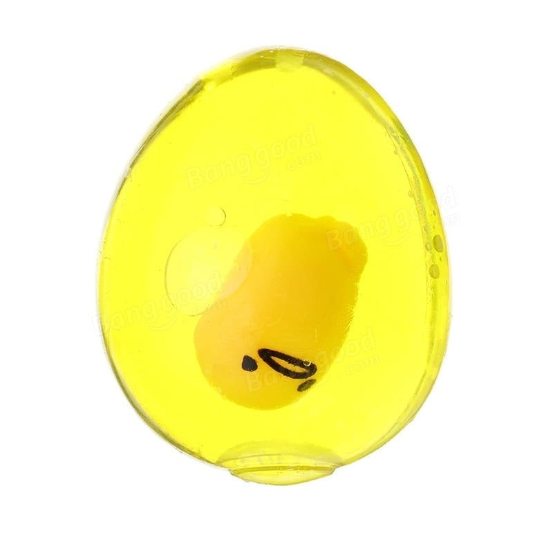 Squishy Yolk Grinding Transparent Egg Stress Reliever Squeeze Party Fun Gift Image 11
