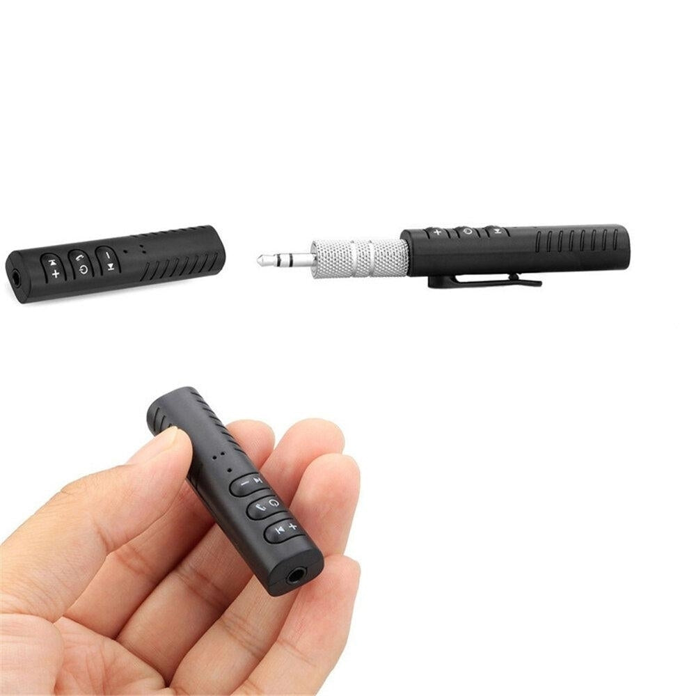 Wireless bluetooth Receiver 3.5mm Aux Audio Jack Tablet Car Transmitter Handsfree Call Adapter with LED Indicator Image 8
