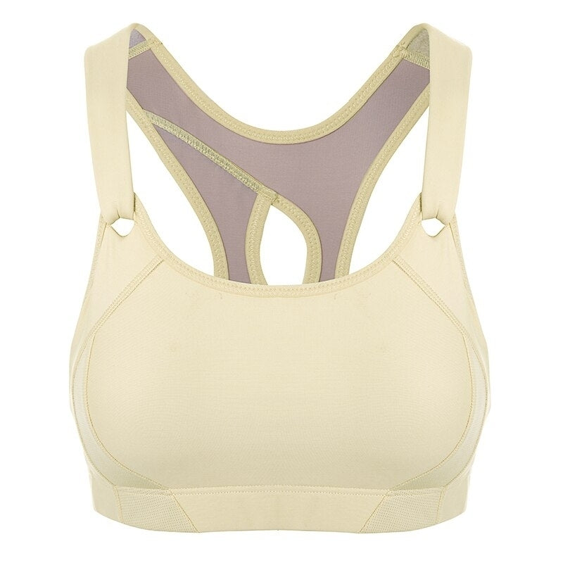 Womens Seamless High Impact Quick Drying Full Coverage Padded Sports Bra Image 7