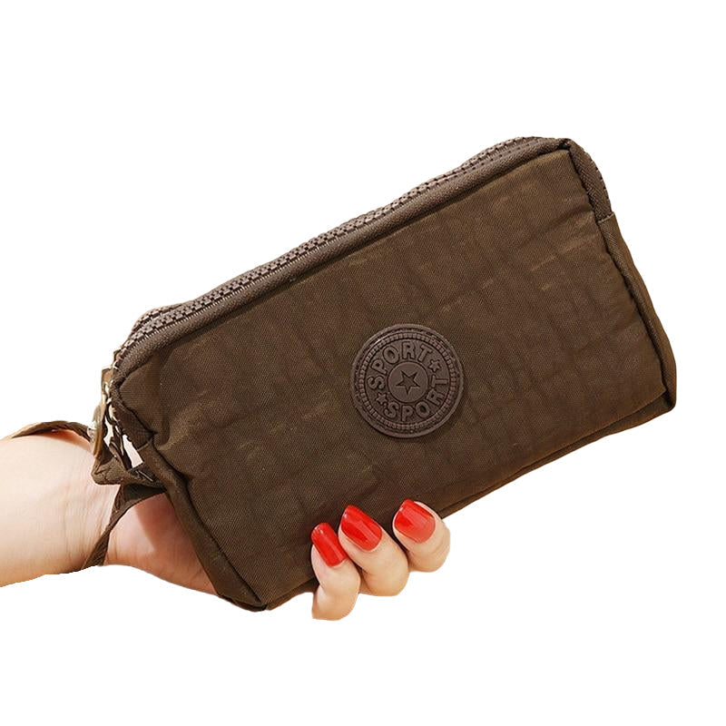 Zippers Lady Purses Women Wallets Brand Clutch Coin Purse Cards Keys Money Bags Image 2