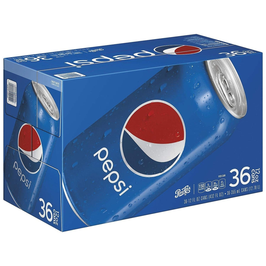 Pepsi Cans ( 432 fl.oz )12.80 Liter (Pack of 36) Image 1