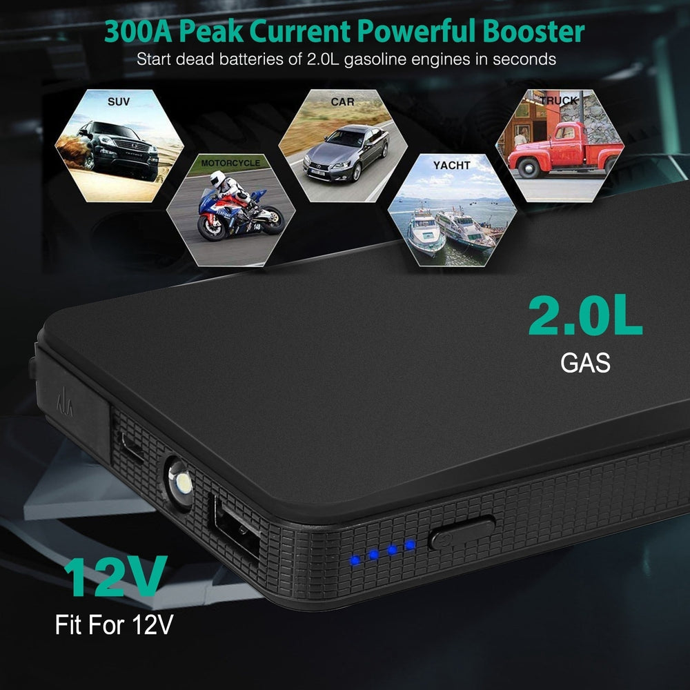 12V Car Jumper Starter 360A Peak 20000mAh Battery Charger Power Bank Portable Power Booster Battery Image 2