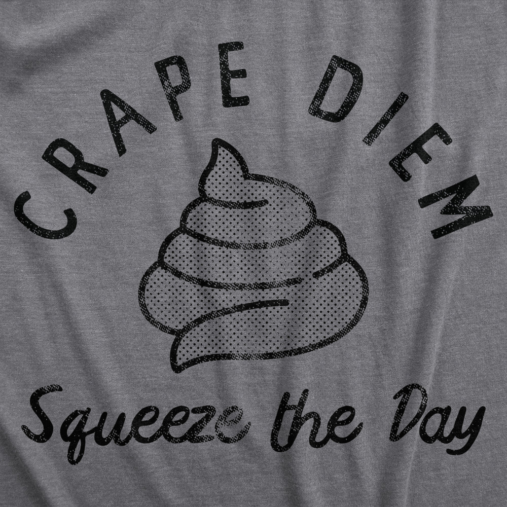 Crape Diem Squeeze The Day Baby Bodysuit Funny Sarcastic Positivity Quote Poop Joke Novelty Tee For Inphants Image 2