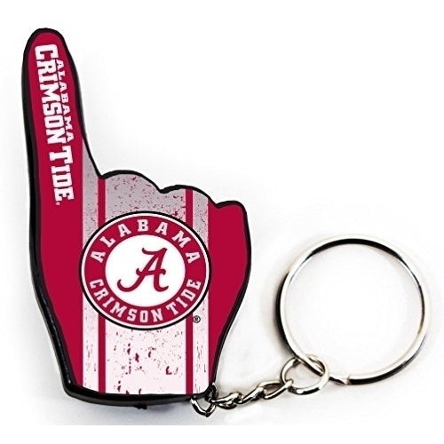 Alabama Crimson Tide 1 Fan Keychain Image 1