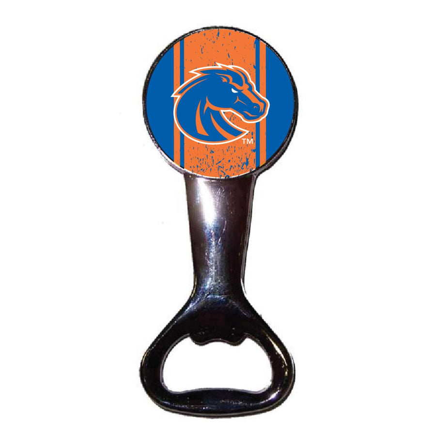 Boise State Broncos Officially Licensed Magnetic Metal Bottle Opener - Tailgate and Kitchen Essential Image 1