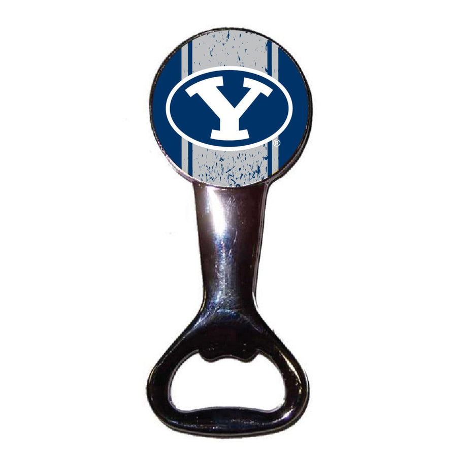 Brigham Young Cougars Officially Licensed Magnetic Metal Bottle Opener - Tailgate and Kitchen Essential Image 1