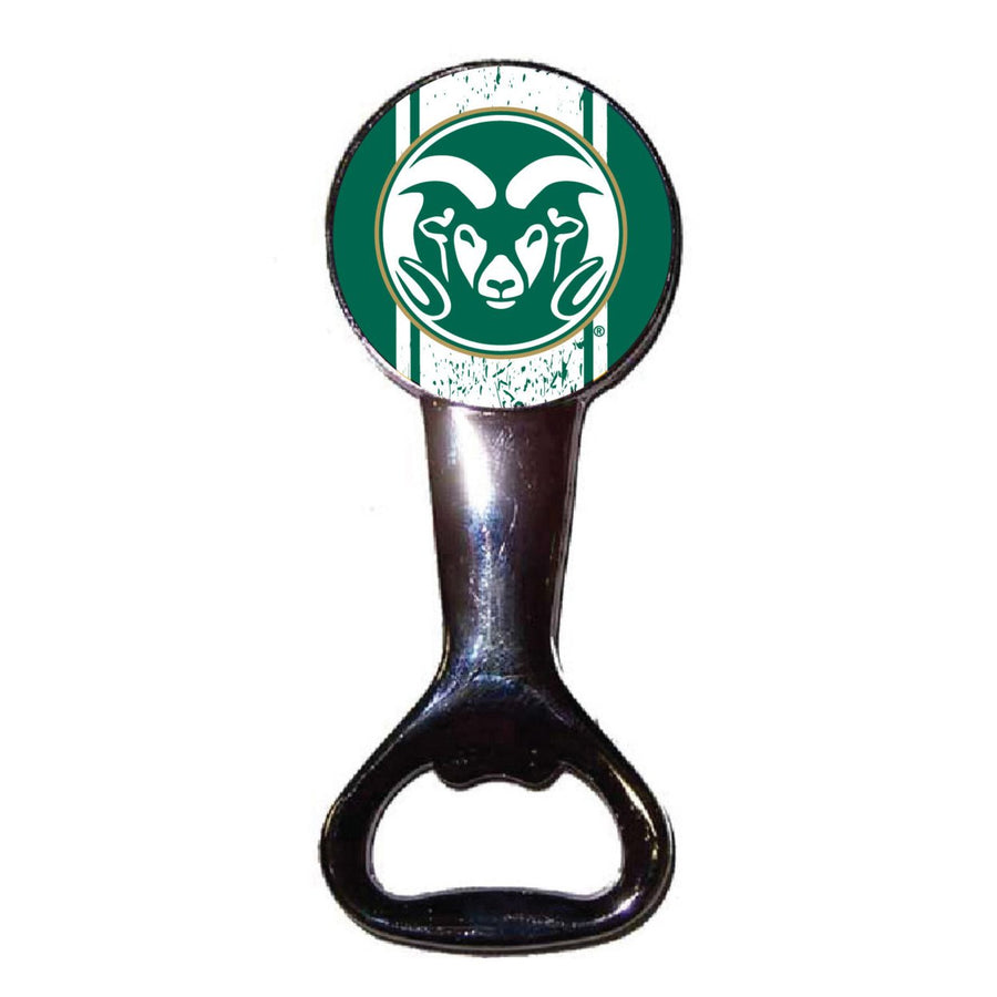 Colorado State Rams Officially Licensed Magnetic Metal Bottle Opener - Tailgate and Kitchen Essential Image 1