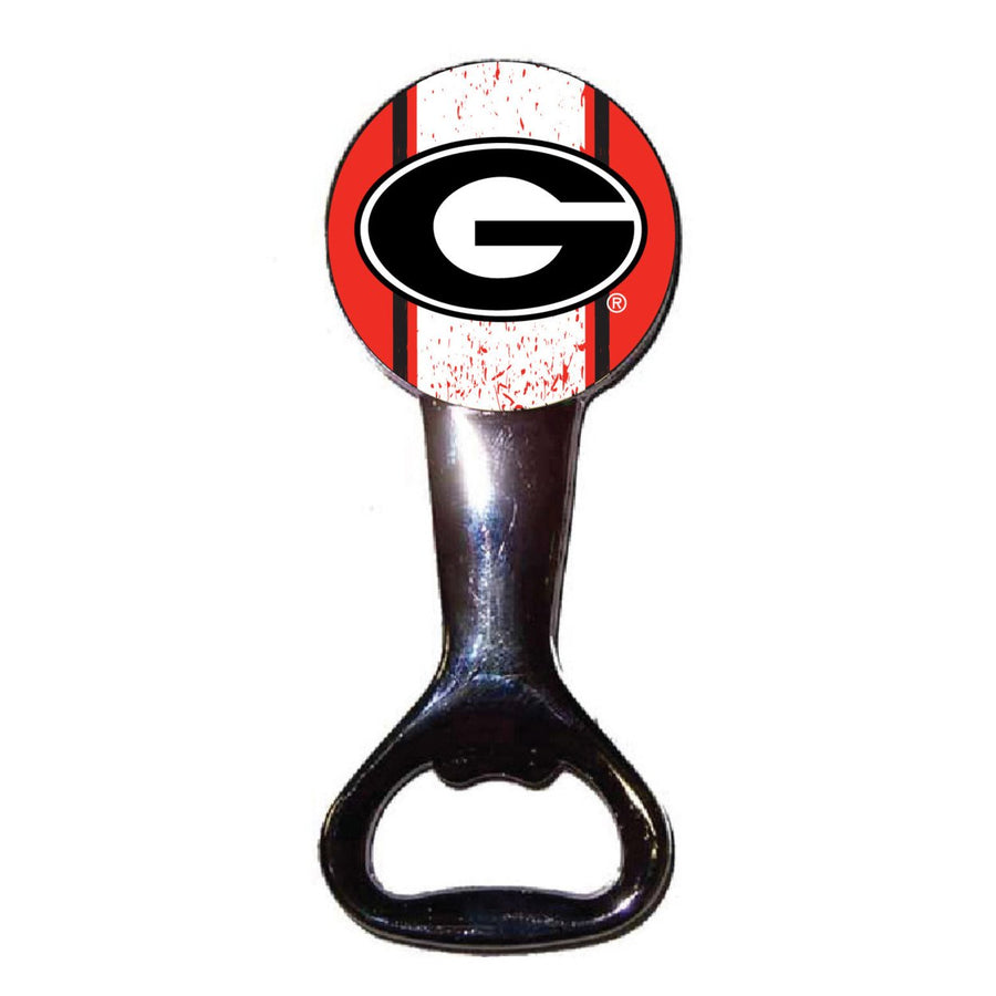 Georgia Bulldogs Officially Licensed Magnetic Metal Bottle Opener - Tailgate and Kitchen Essential Image 1