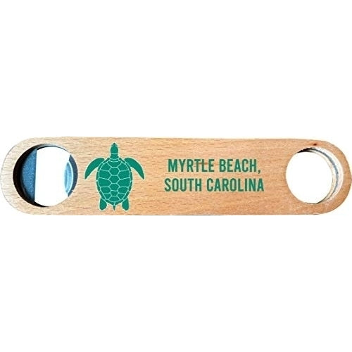 Myrtle BeachSouth CarolinaWooden Bottle Opener turtle design Image 1