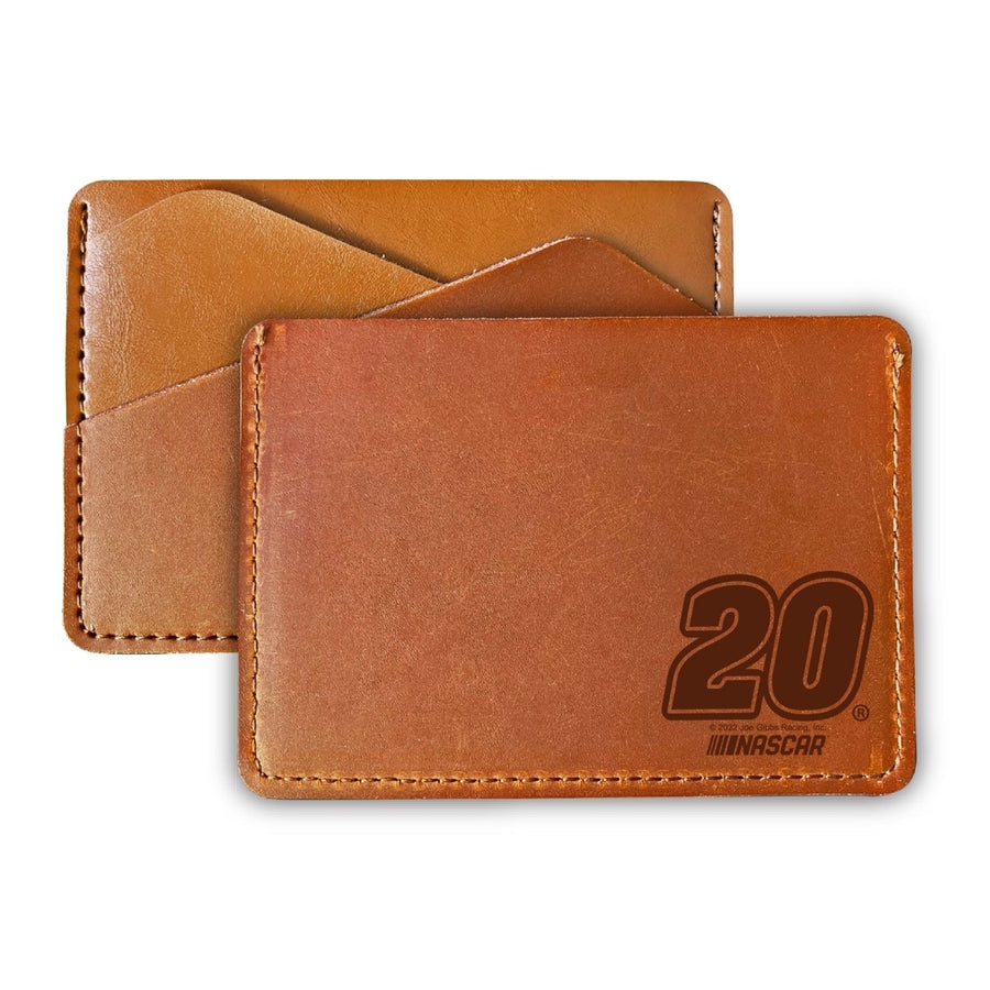 Nascar 20 Christopher Bell Leather Wallet Card Holder  For 2022 Image 1