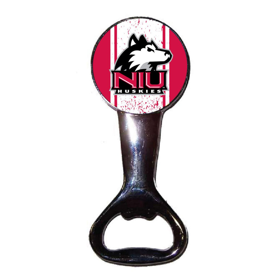Northern Illinois Huskies Officially Licensed Magnetic Metal Bottle Opener - Tailgate and Kitchen Essential Image 1