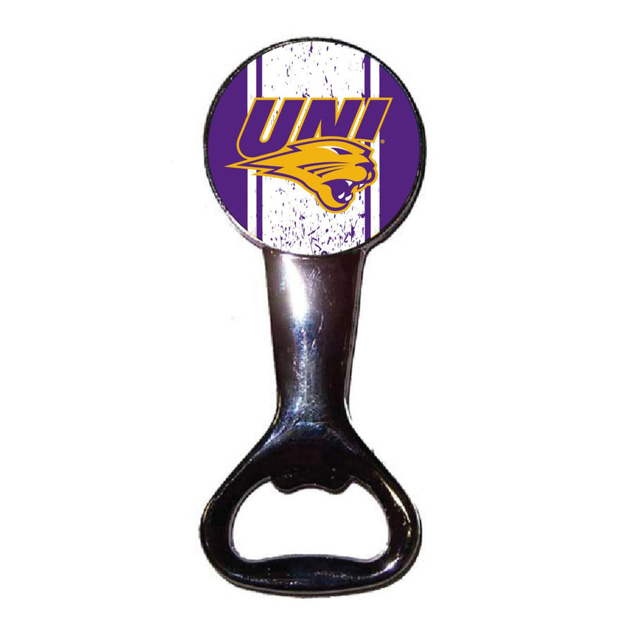 Northern Iowa Panthers Officially Licensed Magnetic Metal Bottle Opener - Tailgate and Kitchen Essential Image 1