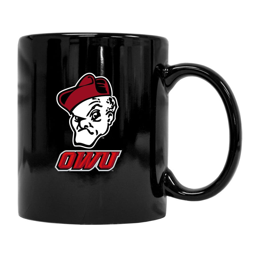 Ohio Wesleyan University Black Ceramic NCAA Fan Mug (Black) Image 1