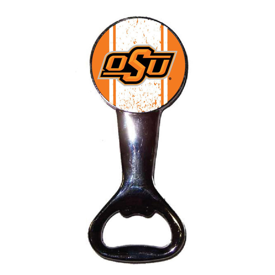 Oklahoma State Cowboys Officially Licensed Magnetic Metal Bottle Opener - Tailgate and Kitchen Essential Image 1