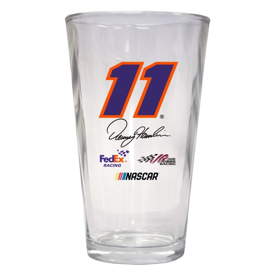 Denny Hamlin 11 NASCAR Pint Glass  for 2020 Image 1