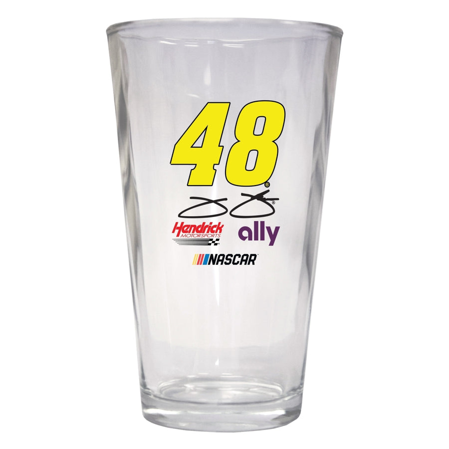 Jimmie Johnson 48 Nascar Pint Glass  for 2020 Image 1