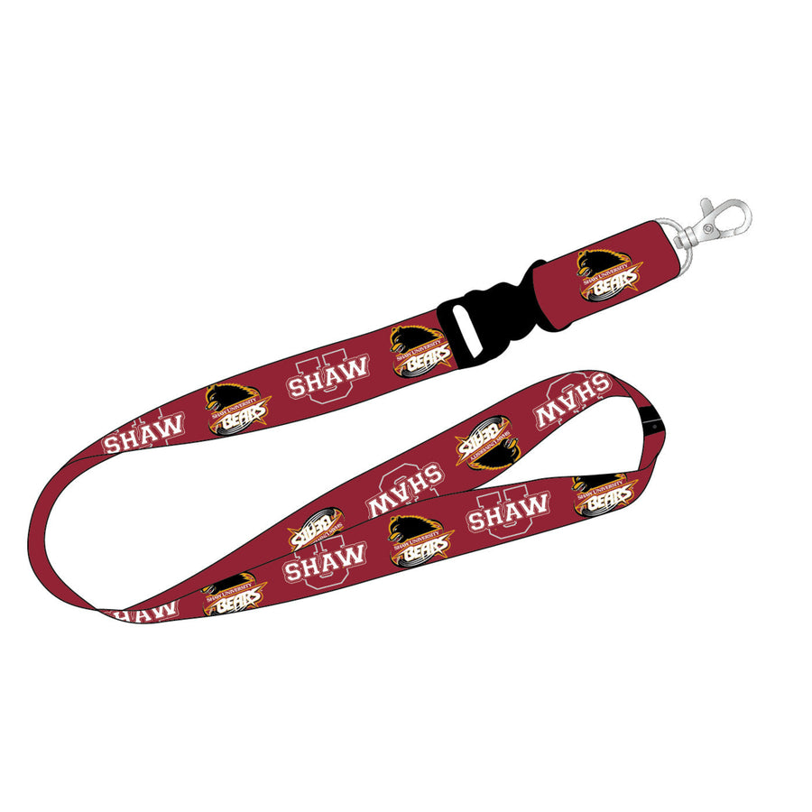 Ultimate Sports Fan Lanyard - Shaw University Bears SpiritDurable PolyesterQuick-Release Buckle and Heavy-Duty Clasp Image 1