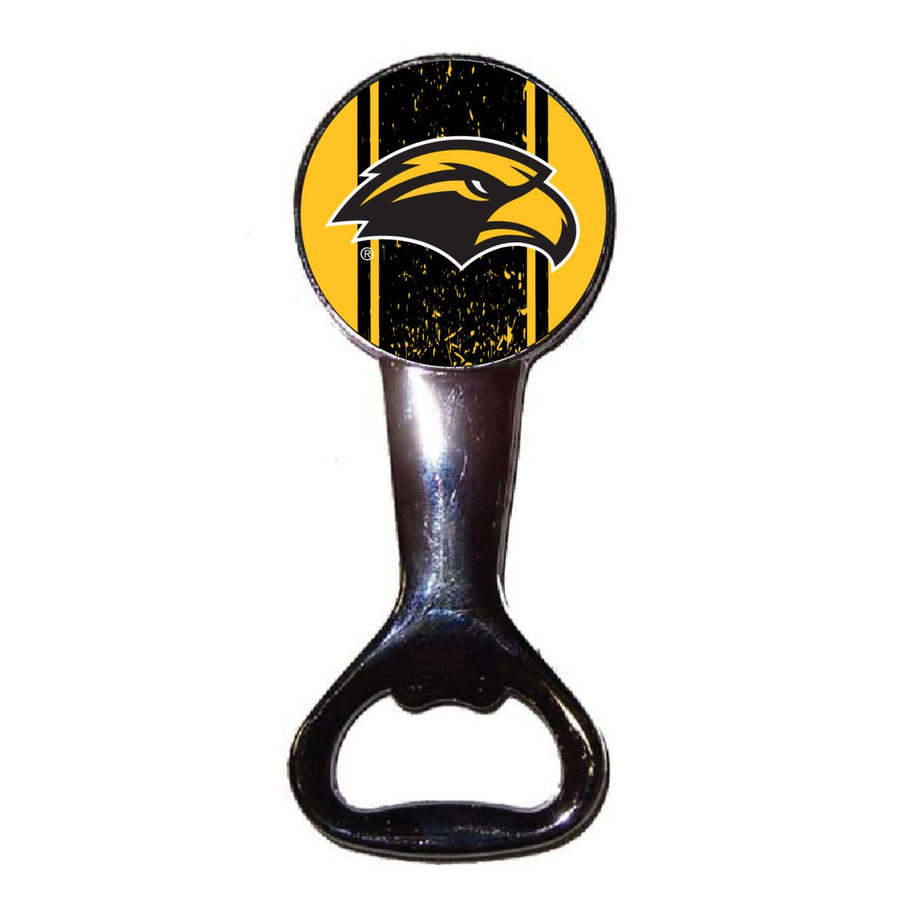 Southern Mississippi Golden Eagles Officially Licensed Magnetic Metal Bottle Opener - Tailgate and Kitchen Essential Image 1