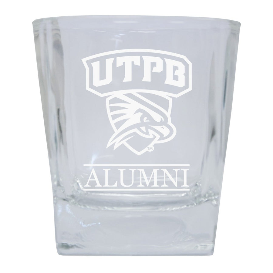 University of Texas of the Permian Basin 2-Pack Alumni Elegance 10oz Etched Glass Tumbler Image 1