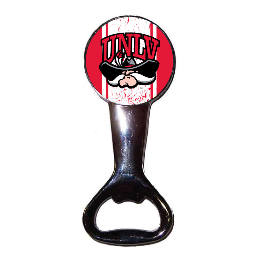UNLV Rebels Officially Licensed Magnetic Metal Bottle Opener - Tailgate and Kitchen Essential Image 1