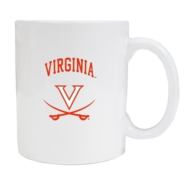 Virginia Cavaliers White Ceramic NCAA Fan Mug 2-Pack (White) Image 1