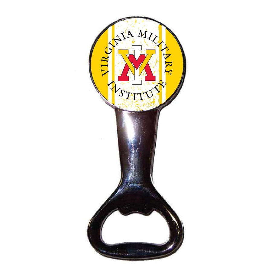 VMI Keydets Officially Licensed Magnetic Metal Bottle Opener - Tailgate and Kitchen Essential Image 1