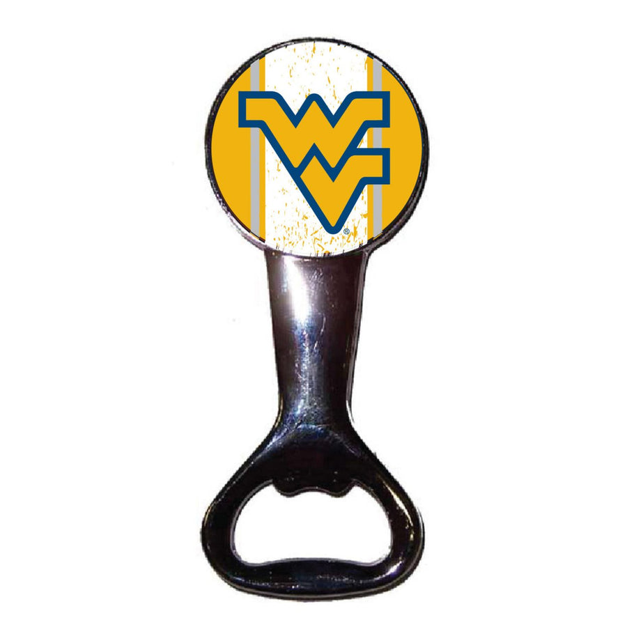 West Virginia Mountaineers Officially Licensed Magnetic Metal Bottle Opener - Tailgate and Kitchen Essential Image 1