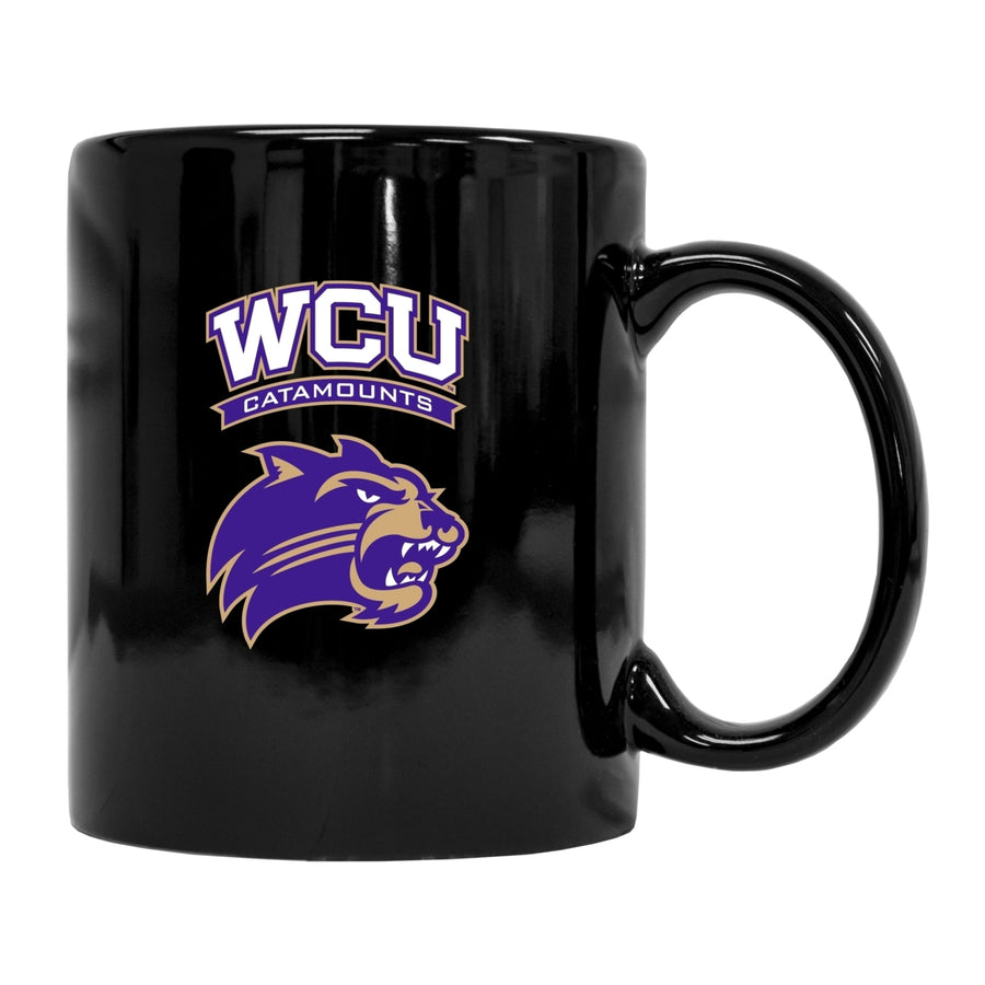 Western Carolina University Black Ceramic NCAA Fan Mug (Black) Image 1