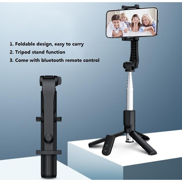 navor Selfie Stick TripodMini Pocket Extendable Adjustable Monopod with Remote 3-in-1 Selfie Stick Image 4