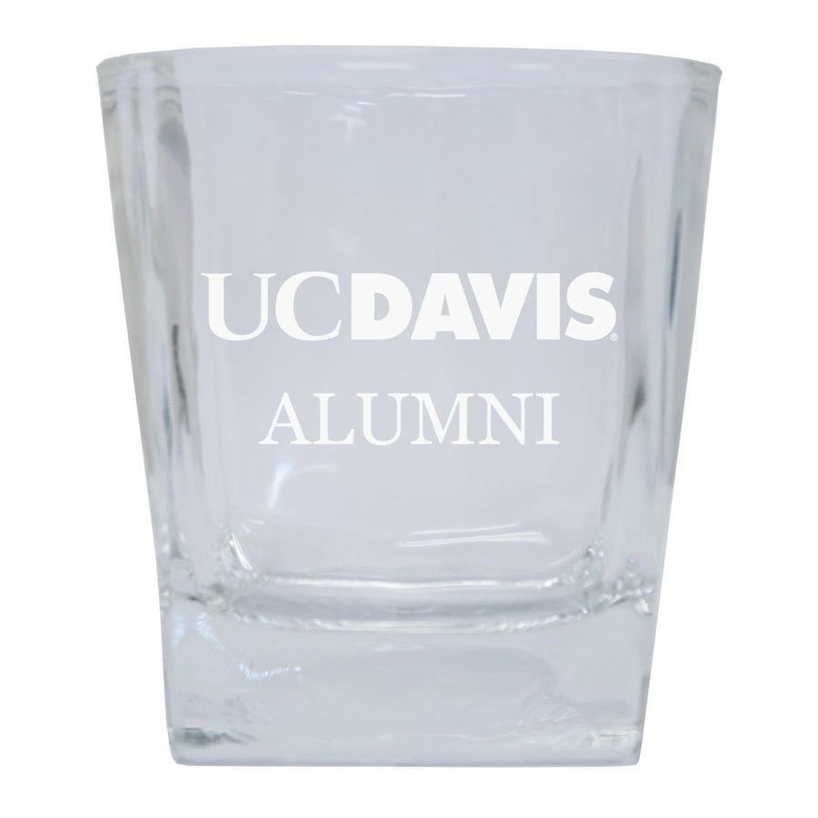 UC Davis Aggies Alumni Elegance - 5 oz Etched Shooter Glass Tumbler 4-Pack Image 1