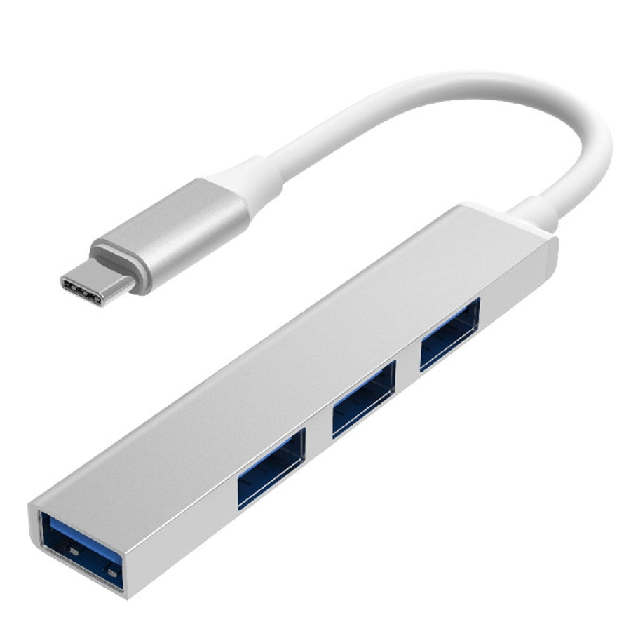 Type C to USB 3.0 Hub USB-C 4 Port USB C Adapter Expander Multi Splitter for Macbook PC Mac iPad Image 1