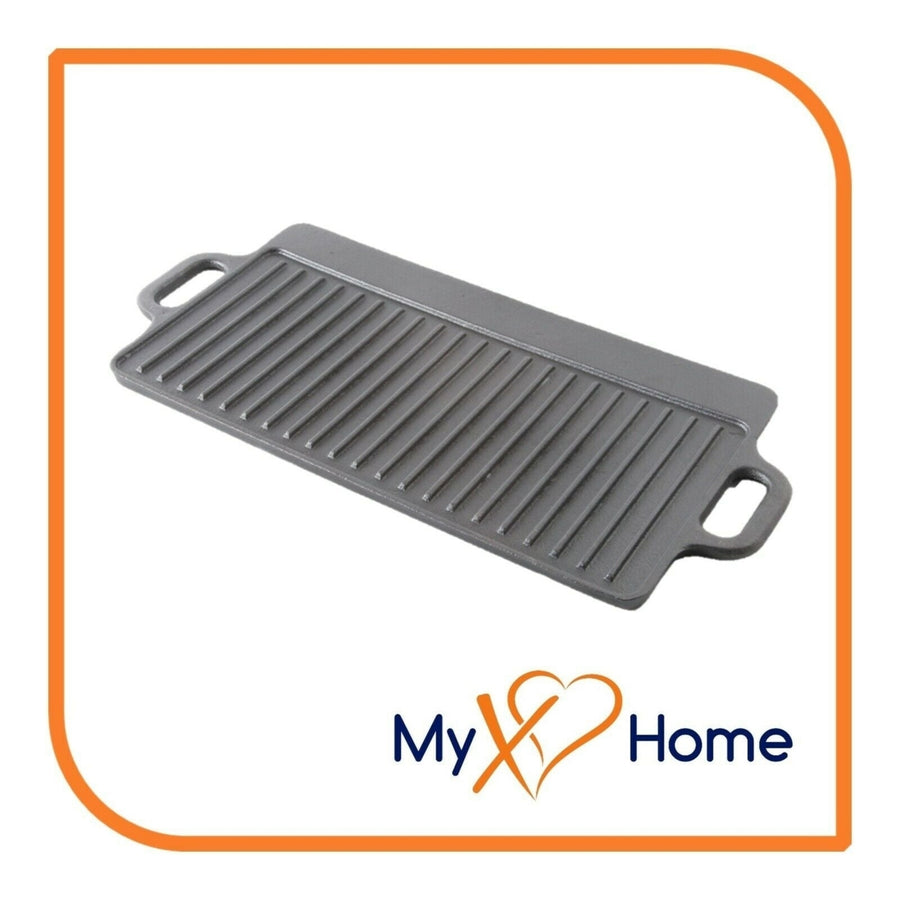 17" x 9" Reversible Cast Iron Griddle by MyXOHome Image 1