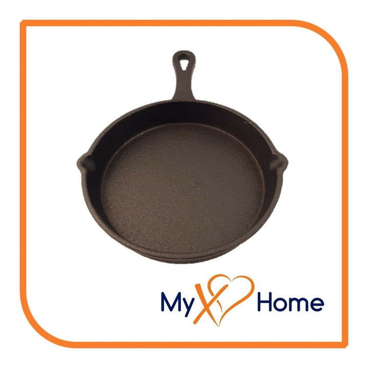 5" Round Cast Iron Frying Pan / Skillet with Handle by MyXOHome Image 3