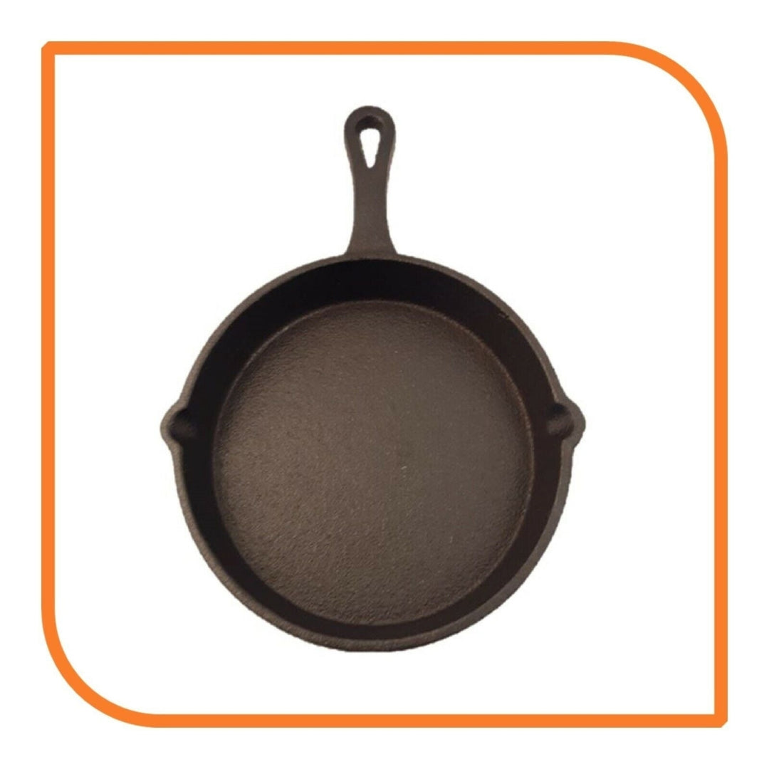 5" Round Cast Iron Frying Pan / Skillet with Handle by MyXOHome Image 6