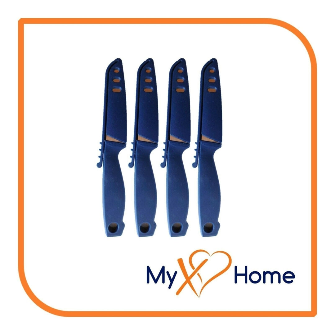8" Navy Blue Silicone Knife by MyXOHome (124 or 6 Knives) Image 4