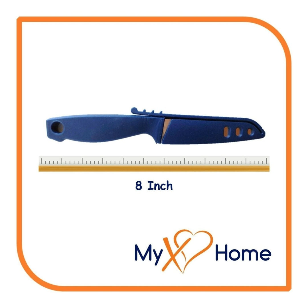 8" Navy Blue Silicone Knife by MyXOHome (124 or 6 Knives) Image 9