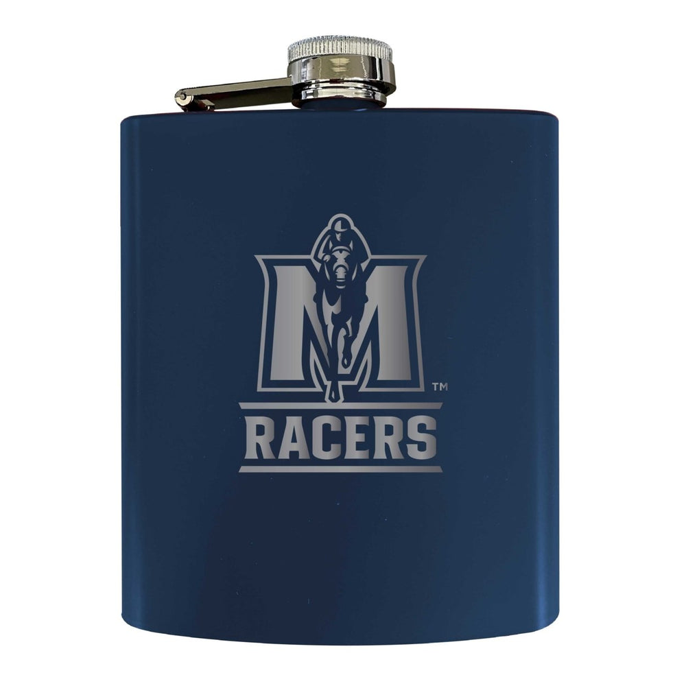 Murray State University Stainless Steel Etched Flask 7 oz - Officially LicensedChoose Your ColorMatte Finish Image 2